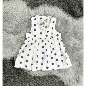 Dagmar Daley Girls Polka Dot Wrap Tank Size 6‎